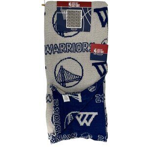 Golden State Warriors Super Soft Cozy Knit Blanket 60" x 70" NBA Merchandise